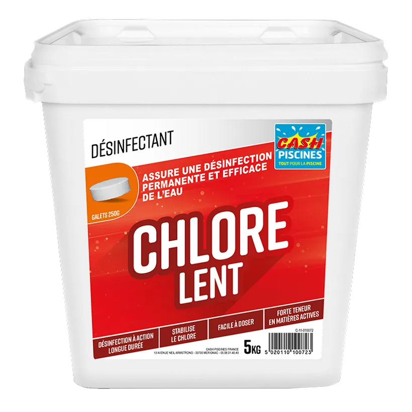 CHLORE LENT 5KG 3 CHLORE LENT 5KG