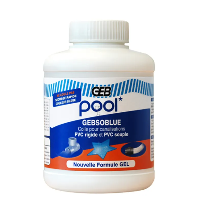 COLLE PVC BLEUE 500ML 3 COLLE PVC BLEUE 500ML