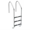 ECHELLE INOX COURBE 3 MARCHES (+SABOTS) 1 ECHELLE INOX COURBE 3 MARCHES (+SABOTS) -Cash Piscines Boutique echelle inox courbe 3 marches sabots