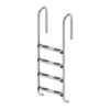 ECHELLE INOX DROITE 4 MARCHES (+PLATINES) 1 ECHELLE INOX DROITE 4 MARCHES (+PLATINES) -Cash Piscines Boutique echelle inox droite 4 marches platines