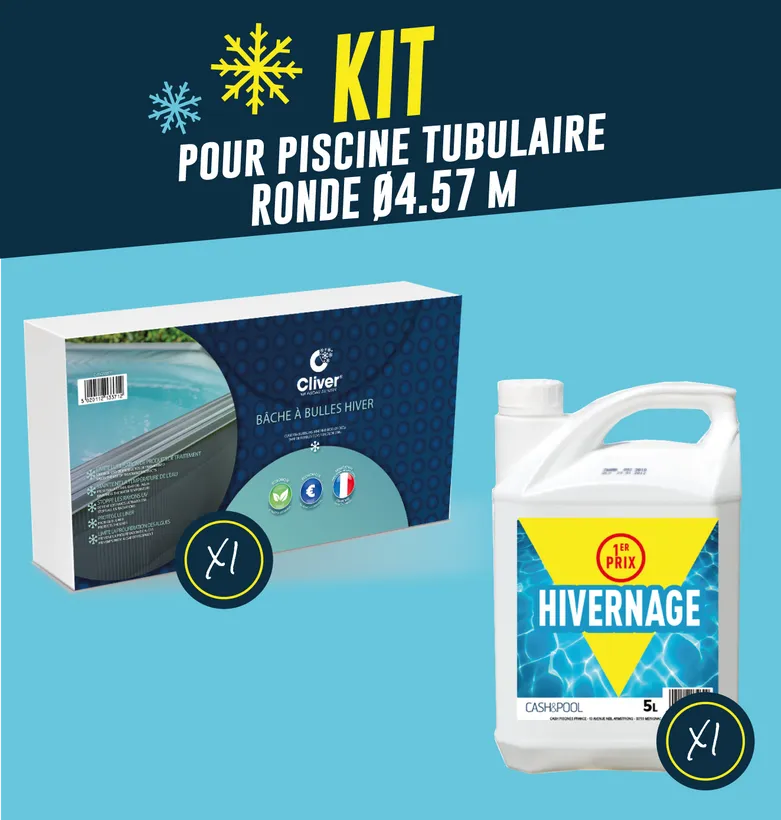 KIT HIVERNAGE PISCINE TUBULAIRE Ø4.57M 3 KIT HIVERNAGE PISCINE TUBULAIRE Ø4.57M