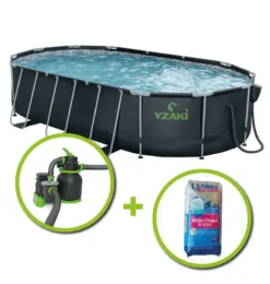 KIT PISCINE TUBULAIRE YZAKI 6.10x3.66x1.22m