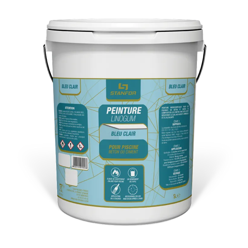 PEINTURE LINOGUM BLEUE CLAIR 5L 3 PEINTURE LINOGUM BLEUE CLAIR 5L