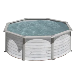 PISCINE ACIER 4,60 H 1,20 CERUSE
