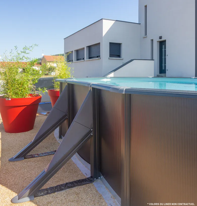 PISCINE ACIER 5,00x3,00 H 1,20 GRAPHITE 6 PISCINE ACIER 5,00x3,00 H 1,20 GRAPHITE – Image 4