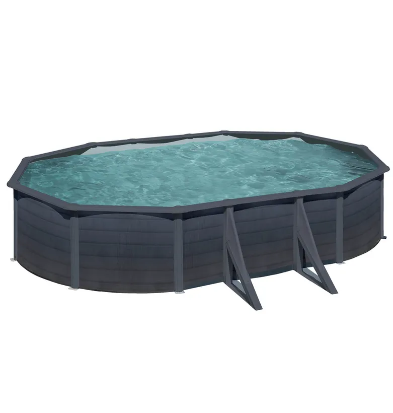 PISCINE ACIER 5,00x3,00 H 1,20 GRAPHITE 3 PISCINE ACIER 5,00x3,00 H 1,20 GRAPHITE