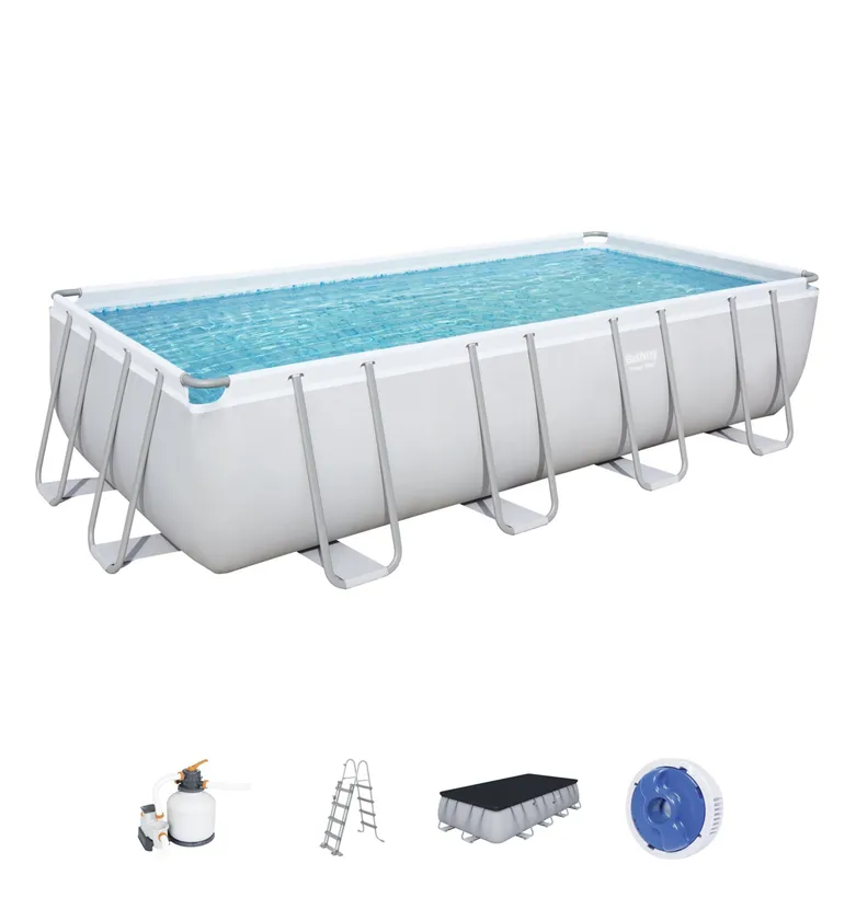 PISCINE BESTWAY POWER STEEL RECTANGULAIRE 5.49 X 2.74 H 1.22 4 PISCINE BESTWAY POWER STEEL RECTANGULAIRE 5.49 X 2.74 H 1.22 – Image 2