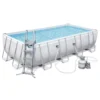PISCINE BESTWAY POWER STEEL RECTANGULAIRE 5.49 X 2.74 H 1.22 2 PISCINE BESTWAY POWER STEEL RECTANGULAIRE 5.49 X 2.74 H 1.22 -Cash Piscines Boutique piscine bestway power steel rectangulaire 5 49 x 2 74 h 1 22