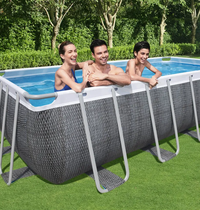PISCINE BESTWAY POWER STEEL RECTANGULAIRE 5,49x2,74 H 1,22 3 PISCINE BESTWAY POWER STEEL RECTANGULAIRE 5,49x2,74 H 1,22