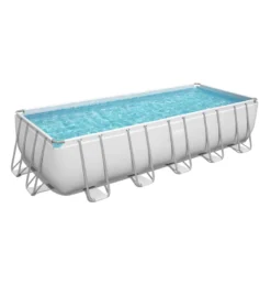 PISCINE BESTWAY POWER STEEL RECTANGULAIRE 6,40 X2,74 X1,32 + GROUPE DE FILTRATION