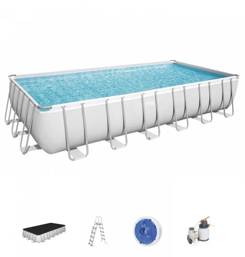 PISCINE BESTWAY POWER STEEL RECTANGULAIRE 7.32 X 3.66 H 1.32 10 PISCINE BESTWAY POWER STEEL RECTANGULAIRE 7.32 X 3.66 H 1.32 – Image 8