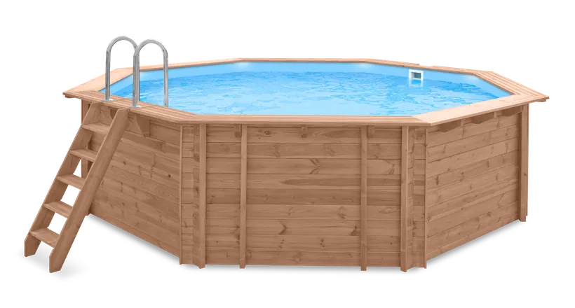 PISCINE BOIS DAKOTA 5.37 H 1.29 LUXE 3 PISCINE BOIS DAKOTA 5.37 H 1.29 LUXE
