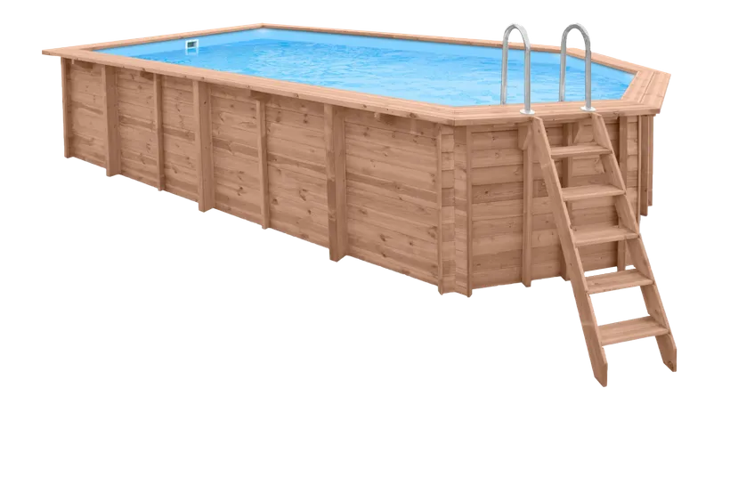 PISCINE BOIS INDIANA 6.70x4.00 H 1.38 LUXE 3 PISCINE BOIS INDIANA 6.70x4.00 H 1.38 LUXE