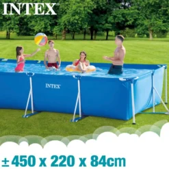 PISCINE INTEX METAL FRAME JUNIOR RECT. 4,50x2,20 H 0,84 8 PISCINE INTEX METAL FRAME JUNIOR RECT. 4,50x2,20 H 0,84 -Cash Piscines Boutique piscine intex metal frame junior rect 4 50x2 20 h 0 84 2