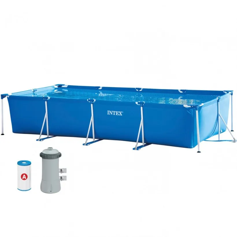 PISCINE INTEX METAL FRAME JUNIOR RECT. 4,50x2,20 H 0,84 6 PISCINE INTEX METAL FRAME JUNIOR RECT. 4,50x2,20 H 0,84 – Image 4