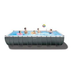 PISCINE INTEX ULTRA XTR RECTANGULAIRE 7,32x3,66 H 1,32 + FILTRE A SABLE 6M3/H -Cash Piscines Boutique piscine intex ultra xtr rectangulaire 7 32x3 66 h 1 32 filtre a sable 6m3 h 2