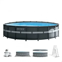 PISCINE INTEX ULTRA XTR RONDE 5,49x1,32 + FILTRE A SABLE 6M3/H -Cash Piscines Boutique piscine intex ultra xtr ronde 5 49x1 32 filtre a sable 6m3 h 2