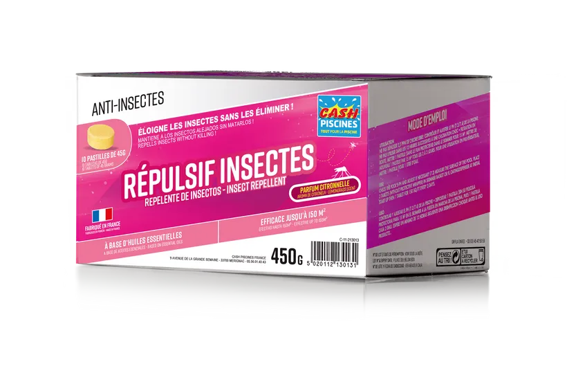 REPULSIF ANTI INSECTES PASTILLE 10 X 45GR 3 REPULSIF ANTI INSECTES PASTILLE 10 X 45GR